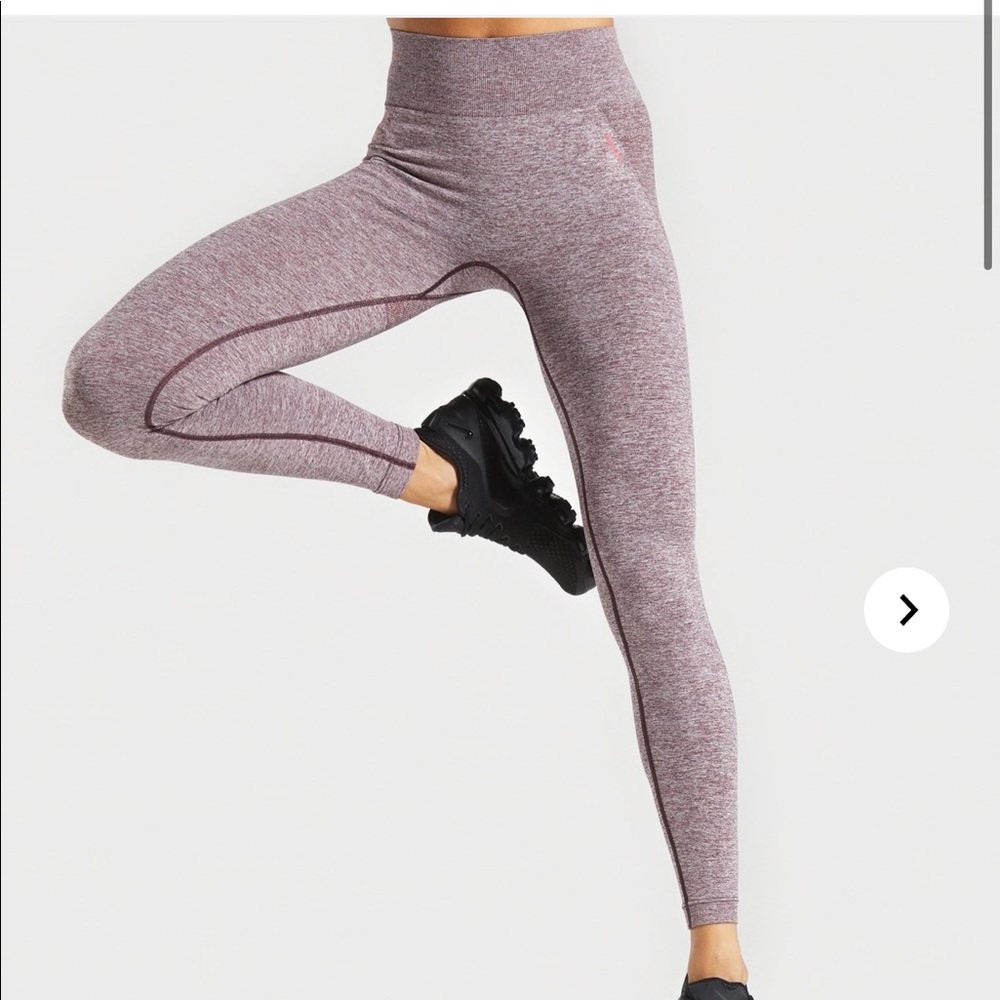 Gymshark high waisted flex berry/rose XS